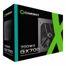 Fonte Gamemax Gx700 700w 80 Plus Gold Pfc Ativo Preta