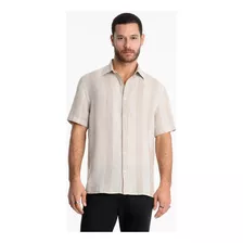 Camisa Ellus Linho Sorelle Surf Areia