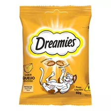 Petisco Dreamies Queijo Para Gatos Adultos 40gr