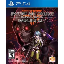 Ps4 Sword Art Online Fatal Bullet Novo Lacrado