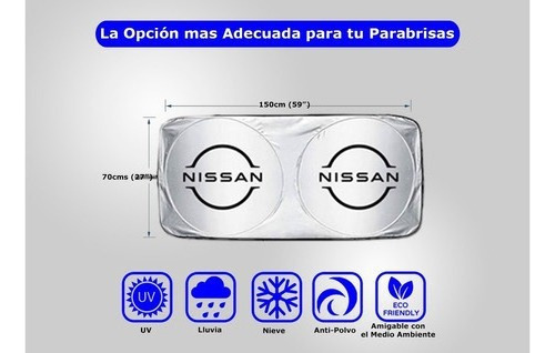 Cubresol Para Nissan Sentra Sedan 2020 Con Logo T1 Foto 2