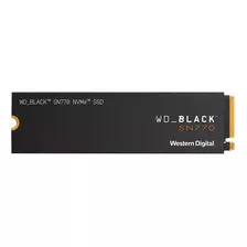 Ssd Interno Western Digital Wd Black Sn770 Nvme 2tb /vc Color Negro