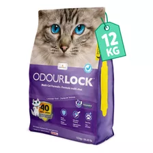 Arena Aglomerante Gatos Odourlock Intersand 12kg Lavanda