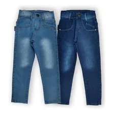Kit Com Duas Calças Jeans Infantil Masculina