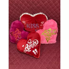 3 Corazón Peluche Almohada San Valentín Amor Amistad