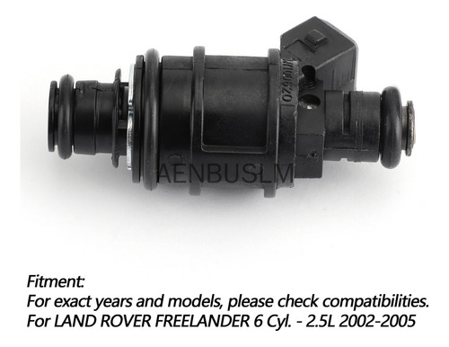 6 Inyectores De Combustible Para Land Rover Freelander 2.5 L Foto 10
