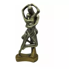 Escultura De Pareja Entrelazada ( Feng Shui Deseo ) 35cm 