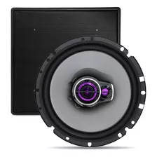 Caixa Som Pioneer Embutir Quadrada Preta Arandela 50rms Teto