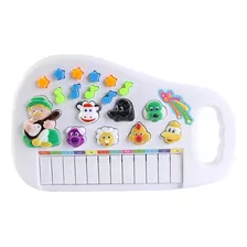 Teclado Musical Infantil Piano Para Criança Som Animais Bebê