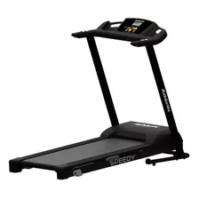 Esteira Elétrica Athletic Speedy 14km/h Bivolt Suporta 120kg Cor Preto