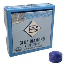 1 Sola De Couro Brunswick Blue Diamond Original 11mm Bilhar