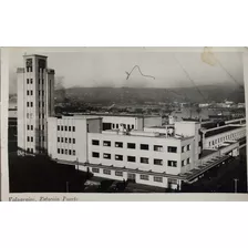 Antigua Foto Postal Valparaíso Estación Puerto 1950 (ff50