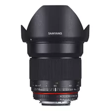 Lente Samyang Sy16m-c De 16 Mm F / 2.0 Para Canon Ef Eos