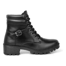 Bota Coturno Feminino Tratorada Moda Inverno Conforto