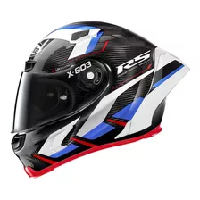 Capacete X-lite X-803 Rs Motormaster (55) Branco-azul-vermel