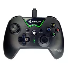 Controle Xbox 360 Com Fio Compatível Pc Kp-gm017 Cor Preto