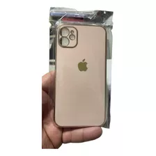 Capa Capinha Para iPhone 12 Rosa E Dourado