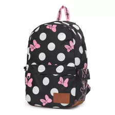 Mochila Espalda 17 PuLG Laptop Escolar Mooving Minnie Mouse