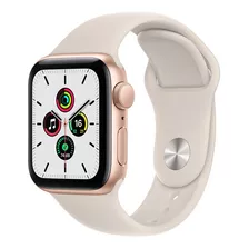 Apple Watch Se (gps, 40mm) - Caixa De Alumínio Dourada + Nf