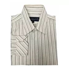 Camisa Hombre Talle L Giesso Elastizada Blanca Perfecta