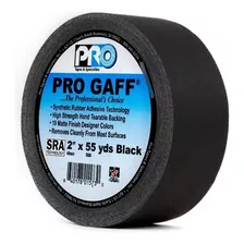 Fita De Tecido Gaffer Tape Preta 48mm X 50m Pro Gaff
