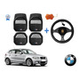 Tapetes 3d Logo Bmw + Cubre Volante 330i 2012 A 2017 2018