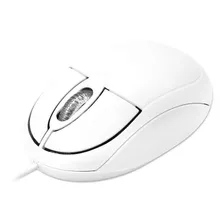 Mouse Classic Box Optico Full Branco 1200dpi Usb Mo302