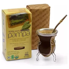 Yerba Mate Orgánica Pampa 1/2 Kg. Sabor Bien Suave Y Rica