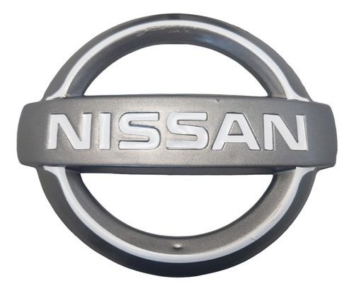 Emblemas Frontal Y Trasero Nissan Np300 Frontier 16-23 Gris Foto 4