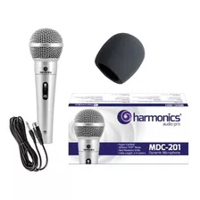 Kit Microfone Profissional Mdc201+ Cabo+ Espuma