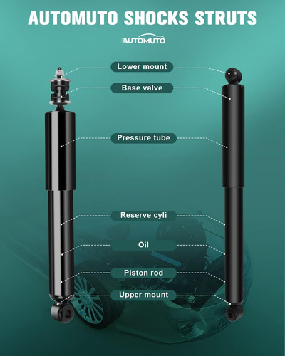 Amortiguadores Para Ford, , 4 Amortiguadores De Gas Delanter Foto 7