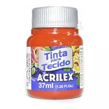 Tinta Tecido 37 Ml Vermelho Tomate 583 Acrilex