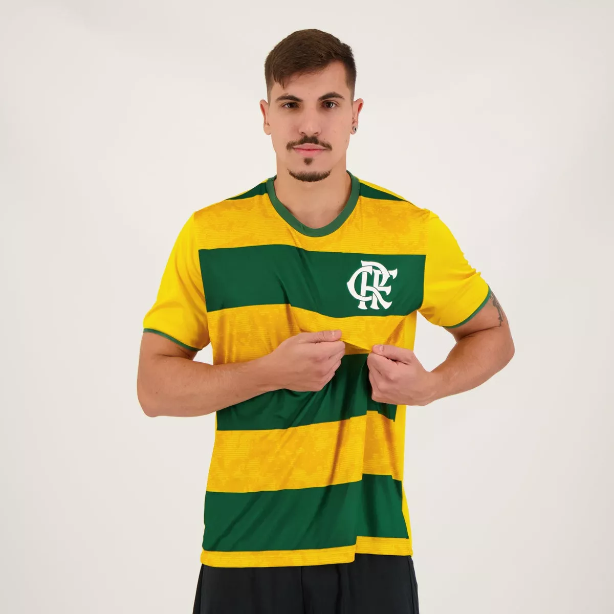 Camisa Flamengo Brasil Borari Amarela