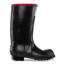 Botas De Caucho Negro Ref Super Argyll Cinta Roja Puntera H