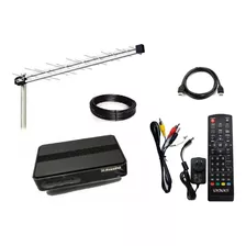 Kit Decodificador Tda + Antena Maxima Ganancia 