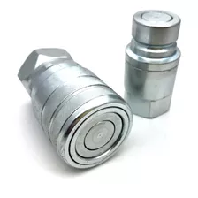 Engate Rápido 1/2 Npt Face Plana Mini Escavadeira Bobcat