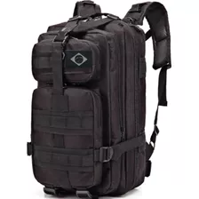 Mochila Militar Tática 40 Litros Grande Masculina E Feminina Cor Preto