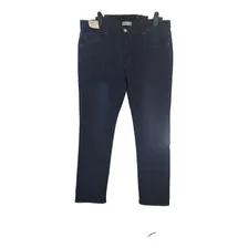 Jeans Elasticado Tallas Grandes Azul 