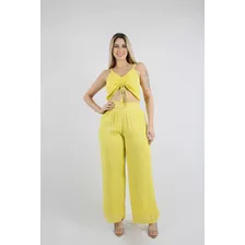 Conjunto Indiano Franzido Brilhoso Alcinha Mhi 465 Decote V