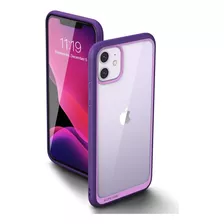 Funda Disenada Para iPhone 11 Transparente Purpura