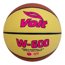 Balón De Básquetbol Voit W-600 Ii Laminado No.6 Bicolor