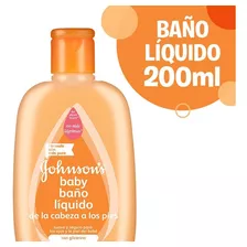 Jabón Líquido Johnson's Baby De La Cabeza A Los Pies En Botella 200 ml