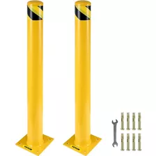 Vevor 2 Poste Delimitador Bolardo De Seguridad 122cm Trafico