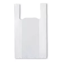 Bolsa Camiseta Blanca Reforzada Paq X 80 U 50x70cm
