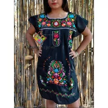 Vestidos Cortos Artesanales Bordados A Mano/tipicos/chiapas