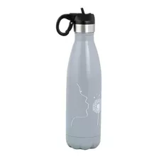 Botella De Acero Inoxidable Para Agua Mandal 500ml - Gris