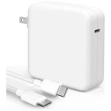 Adaptador De Corriente Para Macbook Pro Color Blanco Usb