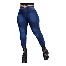 Calça Jeans Skinny Tradicional Azul Lançamento Inverno 2023