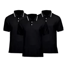 Kit 3 Camisetas Polo Almix