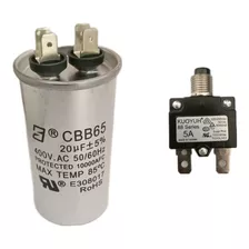 Botón Térmico/capacitor Tablero Motor Rotorpump 0,75 H.p-mon